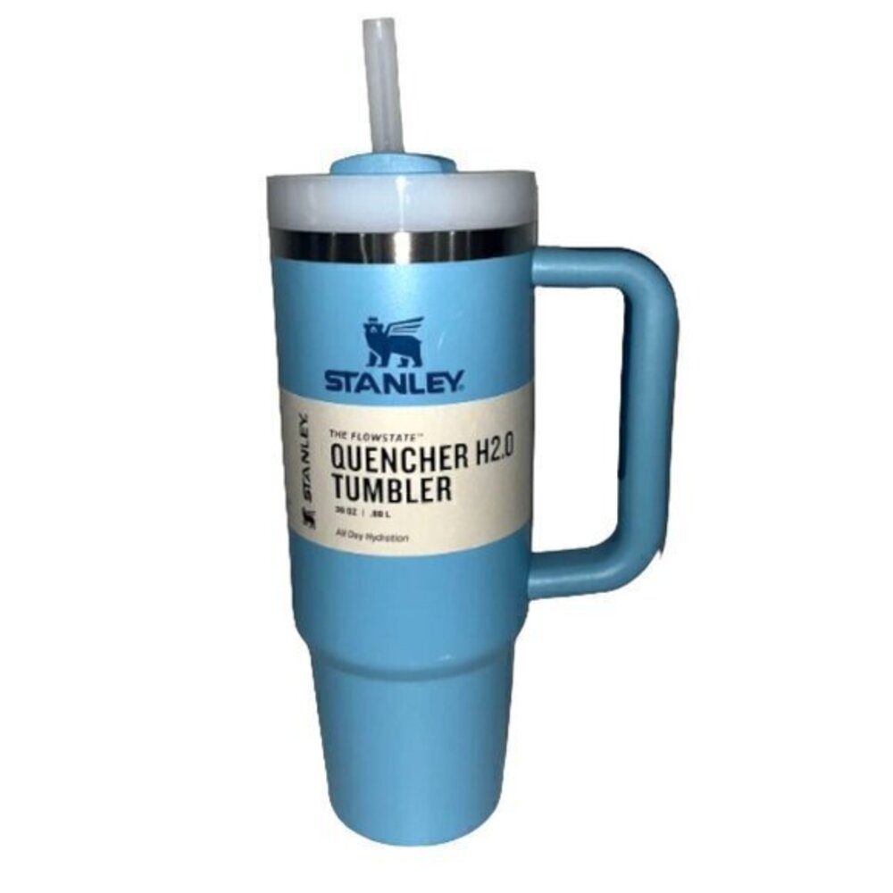 Stanley Quencher H2.0 Tumbler 30‎ oz Pool Blue Limited Edition Release SOLD OUT - Picture 3 of 7